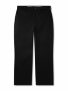 Ghiaia Cashmere - Straight-Leg Cotton Chinos - Black