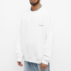 Wooyoungmi Men's Box Logo Crew Neck Sweat in White