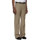 Ernest W. Baker Brown Cuffed 70s Trousers