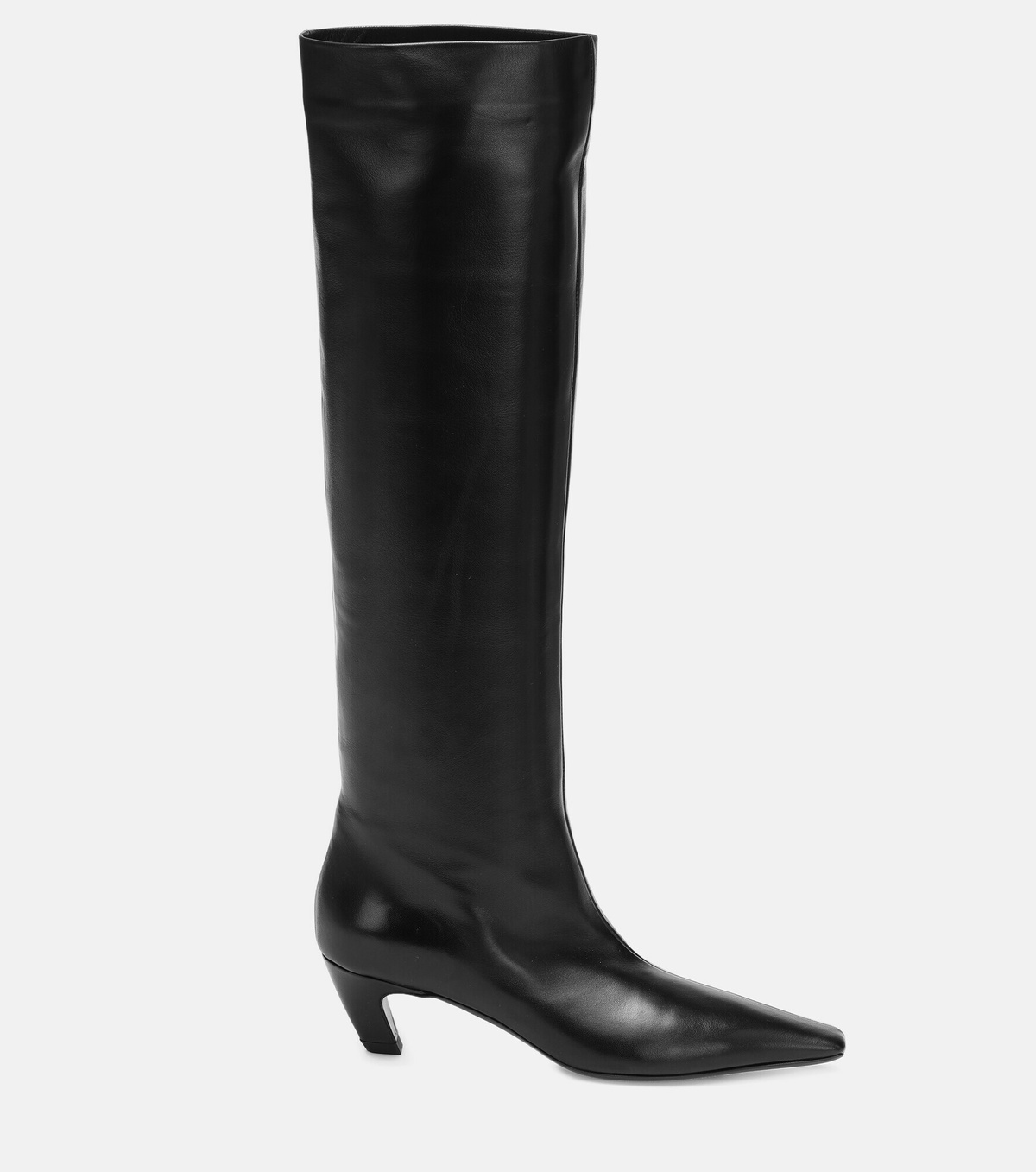 Khaite - Davis leather knee-high boots