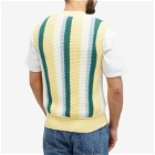 Autry Men's Multi Stripe Knit Vest in As It Is