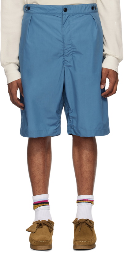 Photo: nanamica Blue Deck Shorts