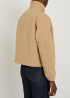 Polo Ralph Lauren Funnel-neck Canvas Jacket Beige
