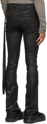 Rick Owens Drkshdw Black Tyrone Bootcut Jeans