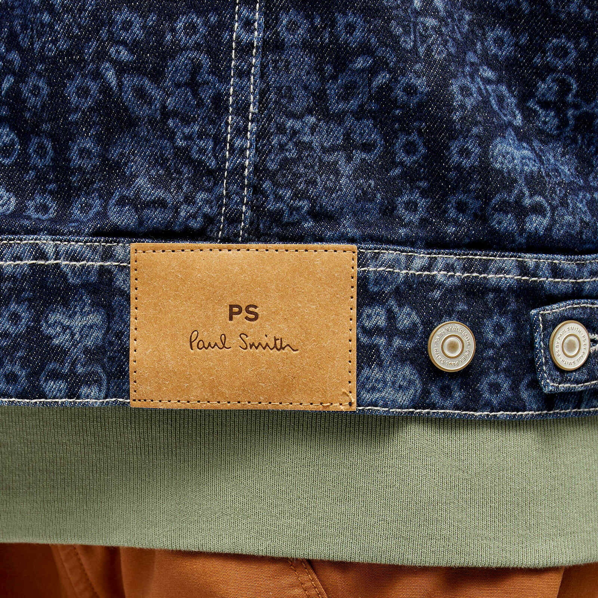 Paul Smith Men's Denim Jacket in Brown