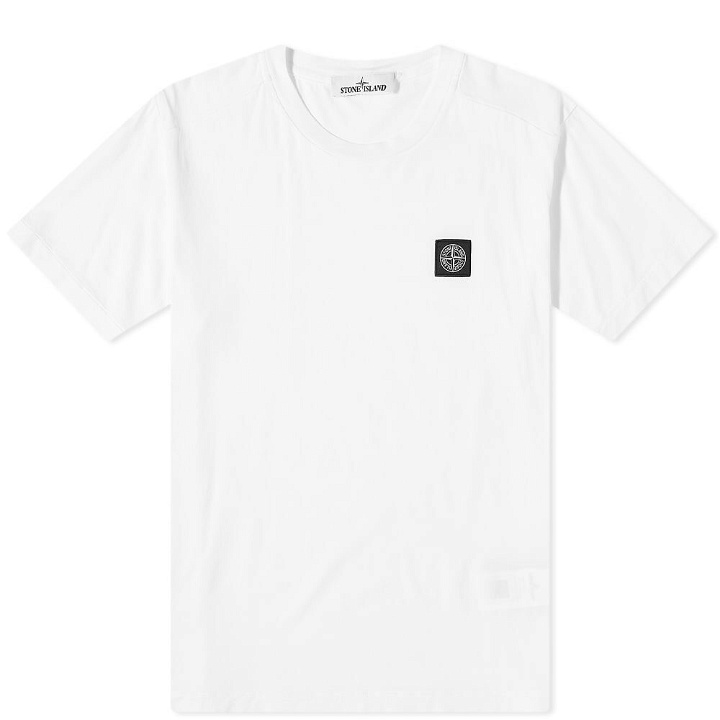 Photo: Stone Island Junior Patch Logo T-Shirt in White