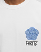 Arte Antwerp Circle Flower Back Front Print T’shirt White - Mens - Shortsleeves