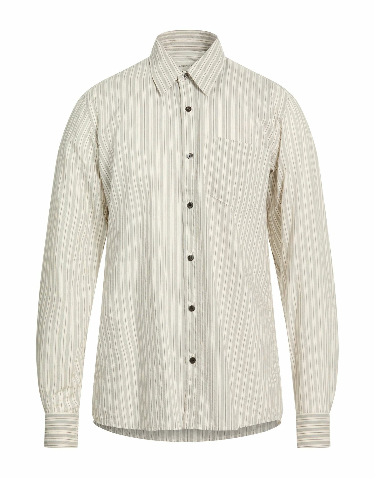 Dries Van Noten Mens Shirt Light in Grey