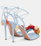 Aquazzura Marea raffia sandals