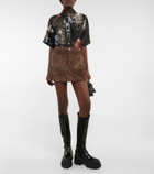 Ganni Knee-high leather Chelsea boots