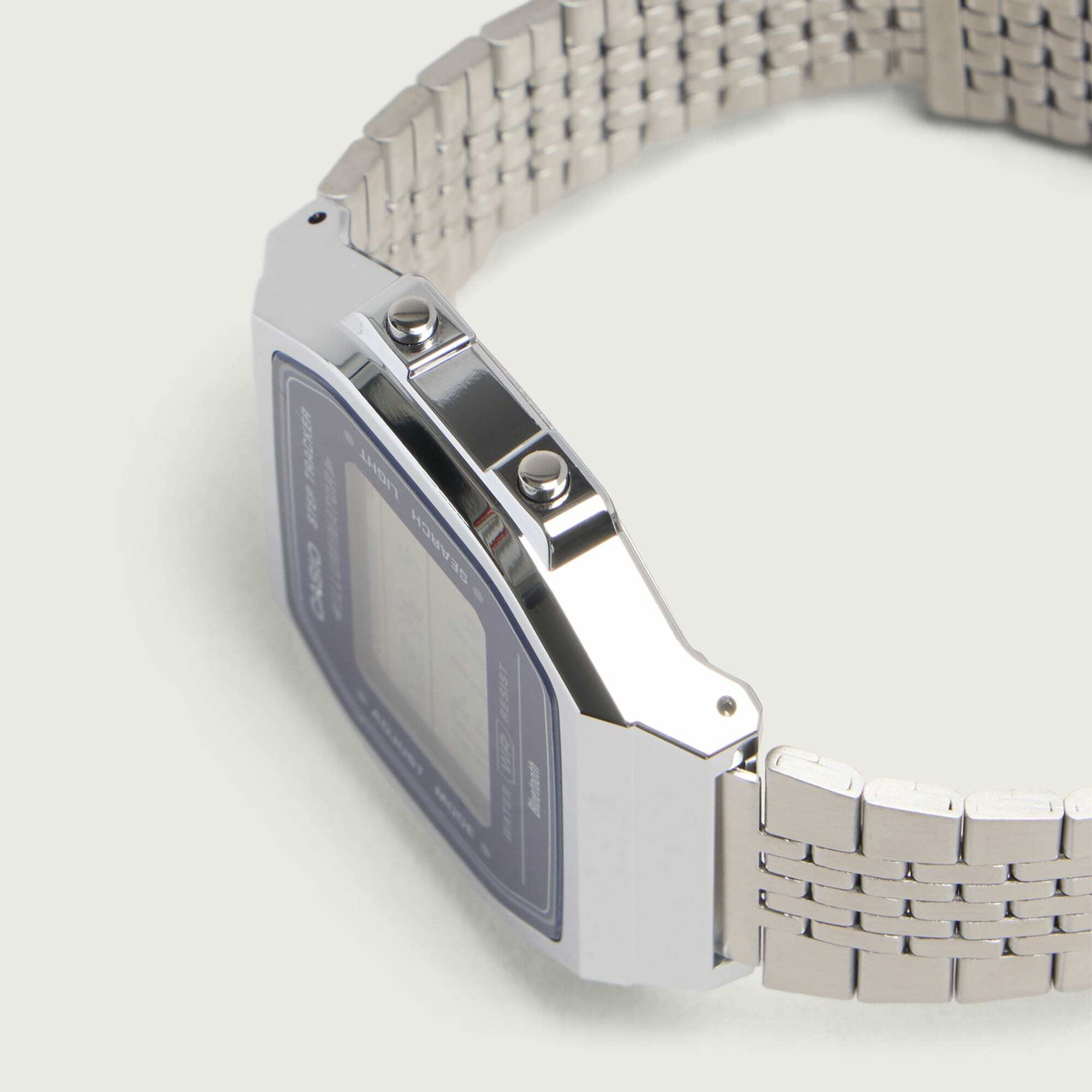 Casio F91 Vintage Trackers Watch in Silver/Blue