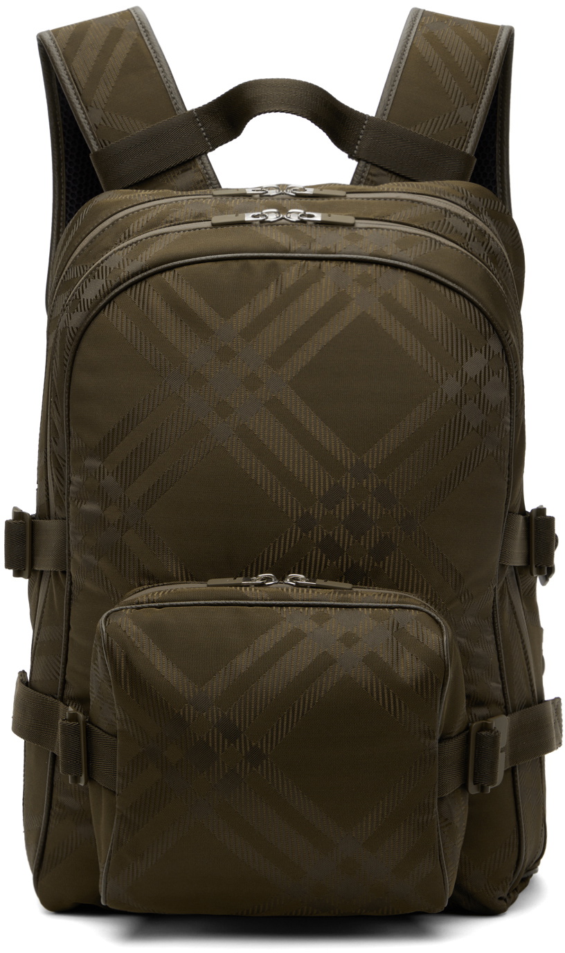 Burberry Brown Check Backpack