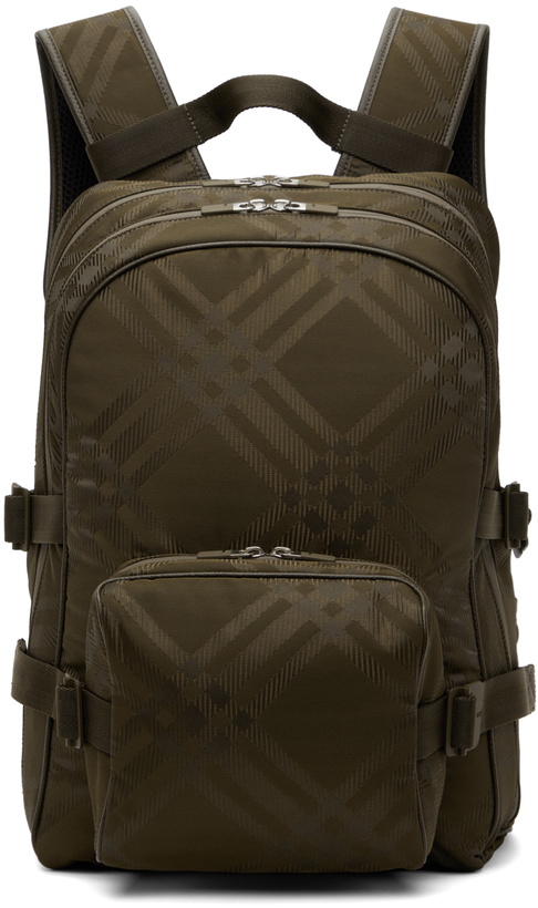 Photo: Burberry Brown Check Backpack