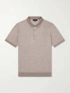 Loro Piana - Manipur Cashmere and Silk-Blend Polo Shirt - Neutrals