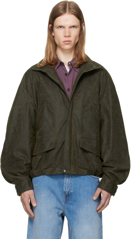 Photo: Calvin Klein Collection Brown Donald Bomber Jacket