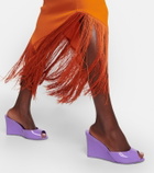 Christian Louboutin Me Dolly Zeppa patent leather sandals