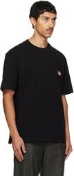Solid Homme Black Solid Back Logo T-shirt