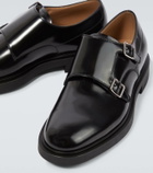 Gianvito Rossi Scott leather monk strap shoes