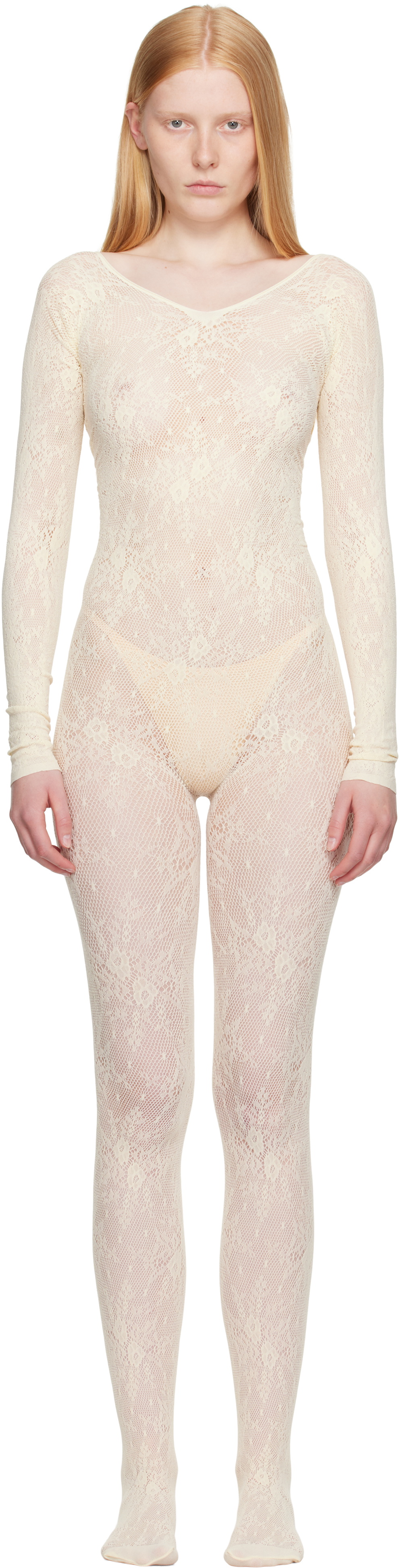 Swedish Stockings Off-White Rosa Lace Jumpsuit
