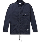 And Wander - Cotton-Blend Ripstop Shirt - Blue