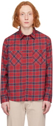 Hugo Red Oversized Shirt