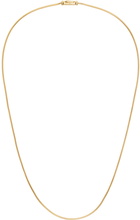 Tom Wood Gold Boa Chain Necklace