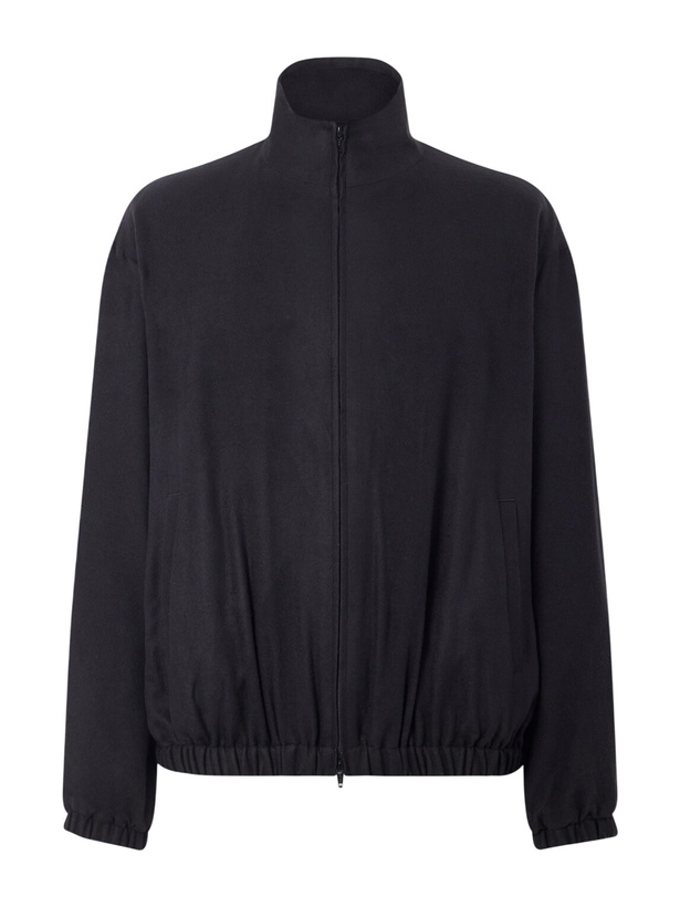 Photo: ssstein - Silk-Blend Flannel Jacket - Black