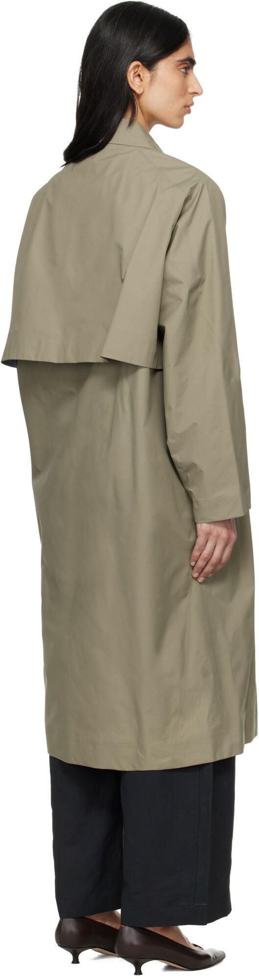 Veilance Beige Nitra Trench Coat