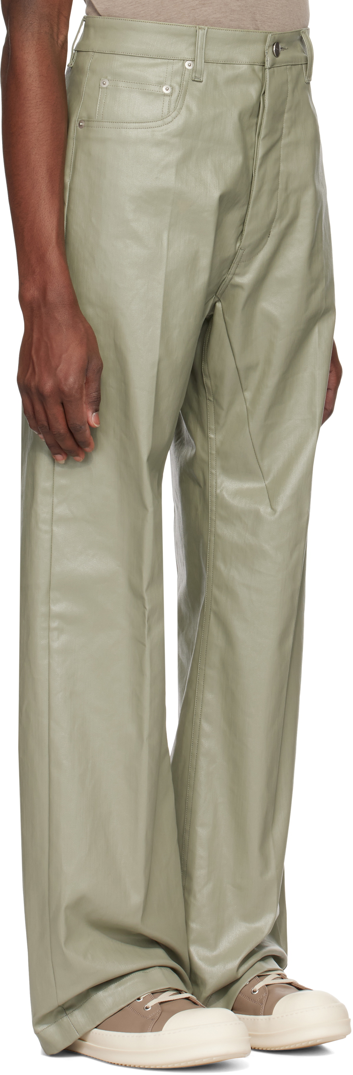Rick Owens Green Hollywood Geth Jeans Rick Owens
