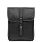 Rains Women's Micro Puffed Backpack in Black 