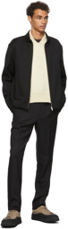 Jil Sander Black Wool Gabardine Jacket