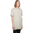 Boris Bidjan Saberi Off-White Rib Knit Resin-Dyed One Piece T-Shirt