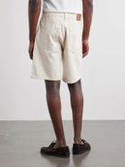 NN07 - Otis Straight-Leg Organic Denim Shorts - Neutrals