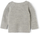 Bonpoint Baby Grey Cable Knit Taddeo Set