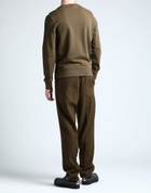 Maison Kitsuné Mens Sweatshirt Military in Green