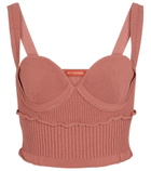 Altuzarra - Piper ribbed-knit bustier