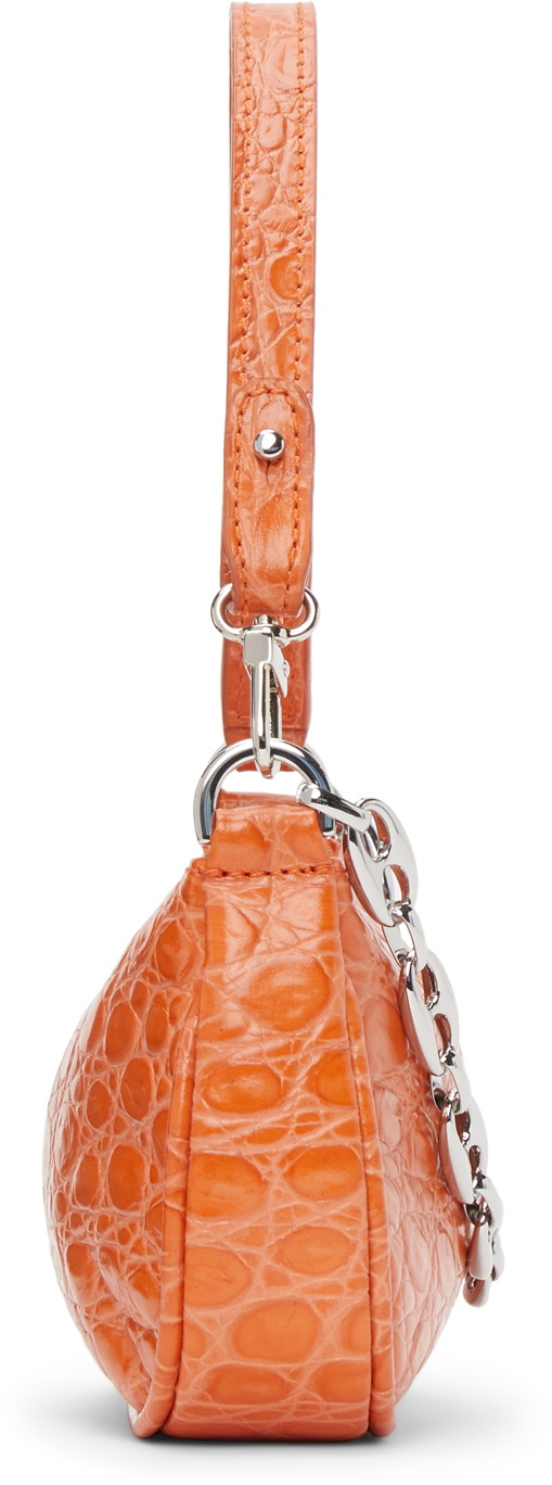 By Far Croc embossed Top handle Shoulder Mini bag
