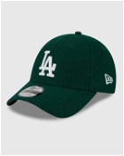 New Era Melton Wool Ess 9 Forty Los Angeles Dodgers Green - Mens - Caps