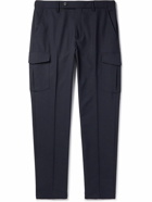 Incotex - Slowear Teknosartorial Slim-Fit Tapered Wool-Blend Cargo Trousers - Blue