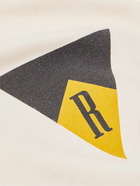 Rhude - Blood and Mud Logo-Print Cotton-Jersey T-Shirt - Neutrals