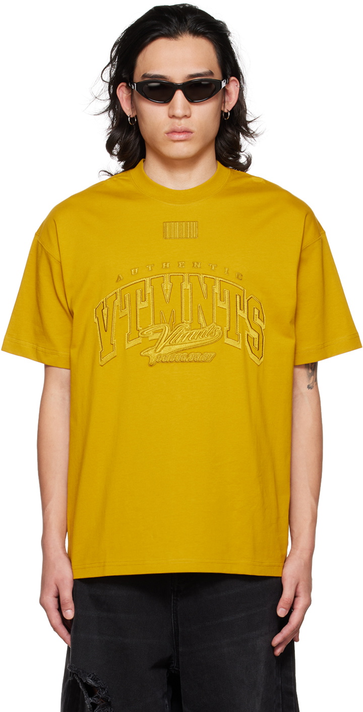 VTMNTS Yellow College T-Shirt VTMNTS