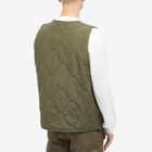 Nike Men's Life Woven Military Vest in Cargo Khaki/White