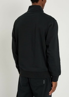 Moose Knuckles Hartsfield Half-zip Cotton Sweatshirt Black