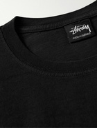 Stussy - Read Em 'N' Weep Printed Cotton-Jersey T-Shirt - Black