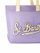 MC2 Saint Barth Mesh Purple Shopper Bag With Terry Patch | Melissa Satta Special Edition