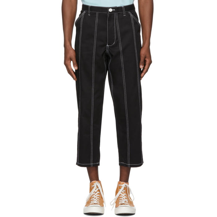 Photo: Comme des Garçons Shirt Black Drill Trousers