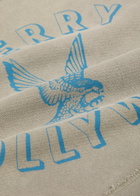Cherry Los Angeles Motors Hooded Cotton Sweatshirt Grey