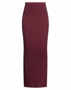 Skims Womens Maxi skirt Burgundy