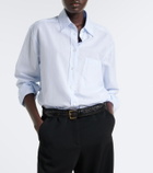 The Row Gavina cotton chambray shirt