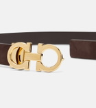 Ferragamo Gancio Mediterraneo leather belt
